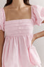 Piper Bodice Pink Seersucker