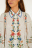 Stitched Garden Blouse Off-White