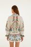 Stitched Garden Blouse Off-White