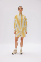 Chiara Shirt Classic Stripe Dijon/Cloud