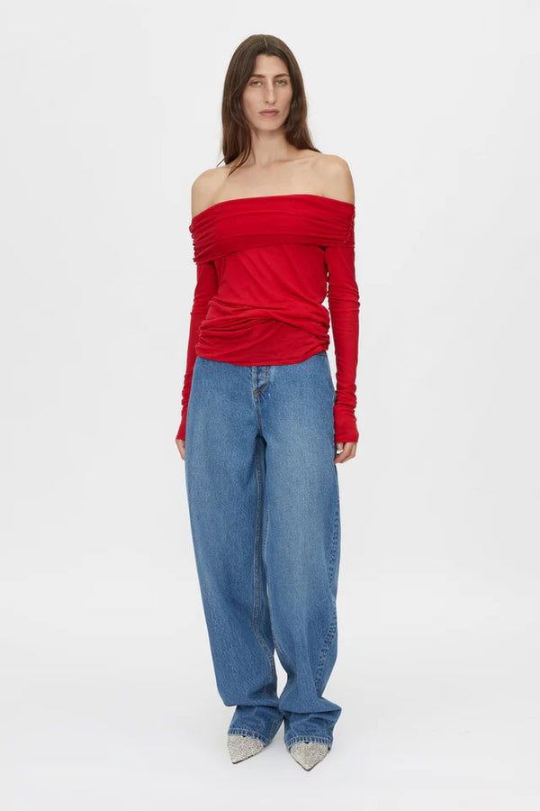 Marjorie Top Ruby Red