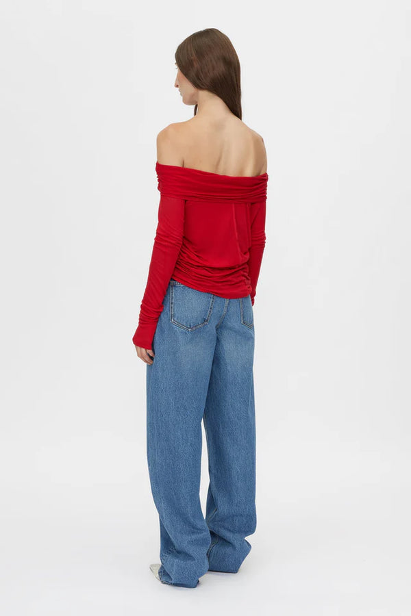 Marjorie Top Ruby Red