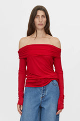Marjorie Top Ruby Red
