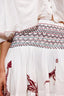 Odie Embroidered Skirt Ivory