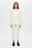 Studio Graphic Long Sleeve Top Winter White