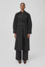 Bea Denim Trench Coat Soft Black