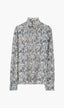 Pretty Blouse Ecru Navy