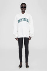 Harvey Sweatshirt Ivory With Dark Sage