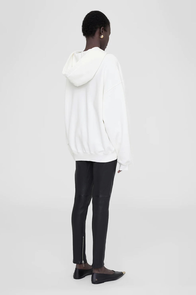 Harvey Sweatshirt Ivory With Dark Sage