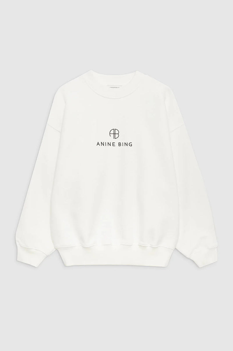 Jaci Sweatshirt Monogram Ivory