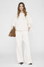 Kacey Sweatpant Monogram Cream