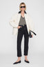 Lowen Sweater Black And Ivory Stripe