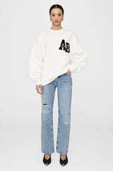 Miles Sweatshirt Letterman Off White