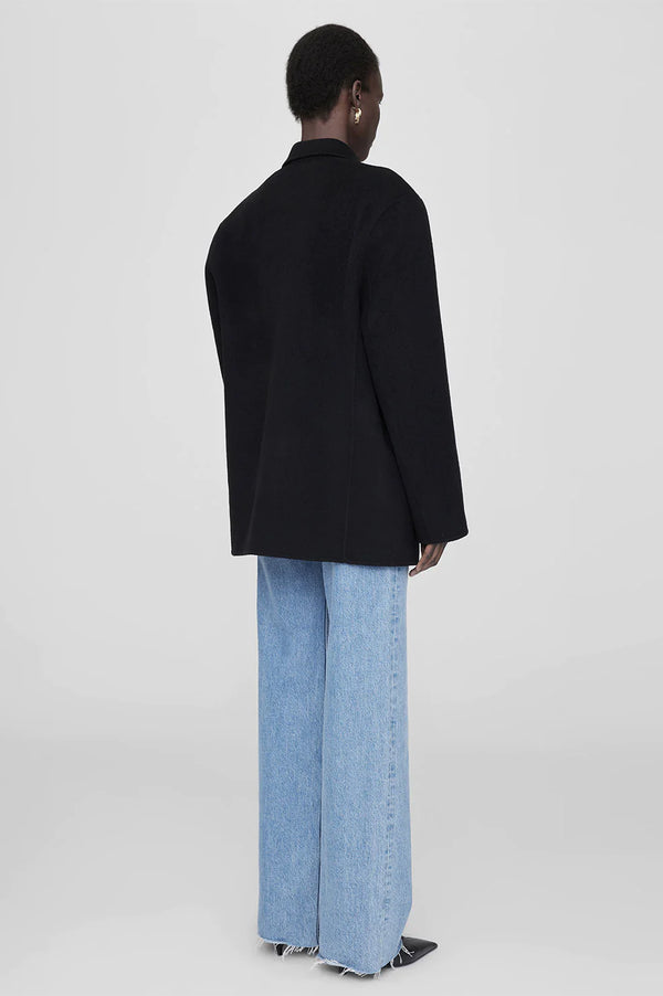 Quinn Blazer Black Cashmere Blend