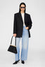 Anine Bag Black Embossed