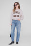 Harry Shrunken Sweatshirt LA Oatmeal Melange