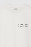 Shelley Tee I See You I love You Washed Cream