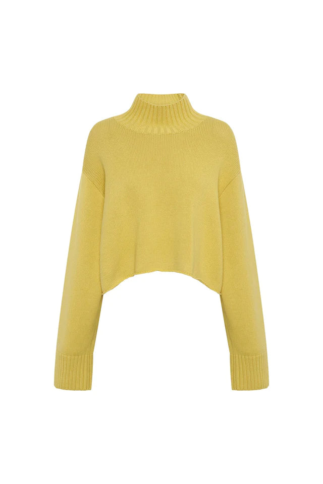 Aleksy Turtleneck Knit Egg Nog