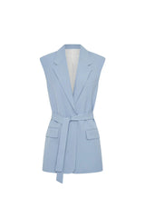 Atlantis Blazer Vest Cornflower Blue