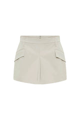 Simona Mini Skirt Oyster