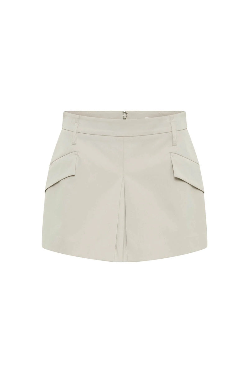 Simona Mini Skirt Oyster