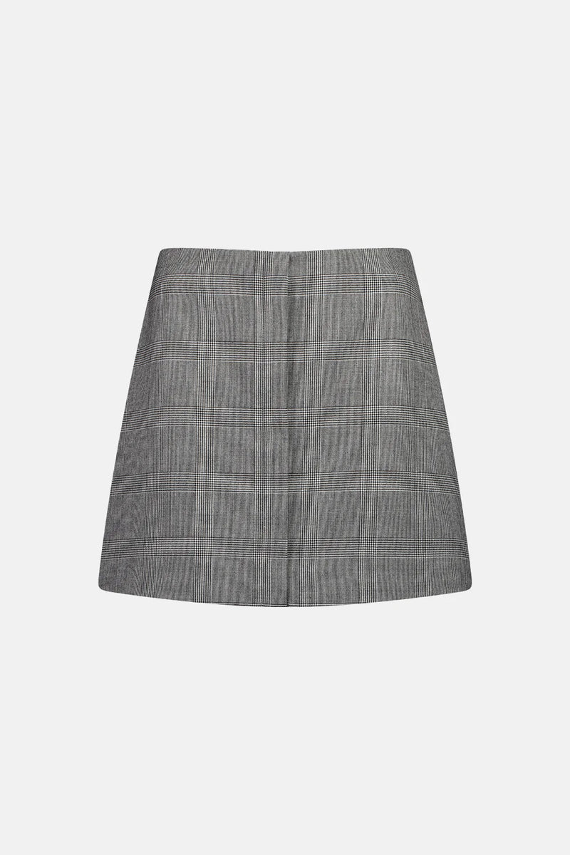 Camille Mini Skirt Houndstooth