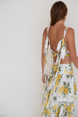 Cabo Crop Yellow Liberty Floral