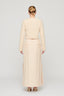 Kingston Pintuck Skirt Macadamia