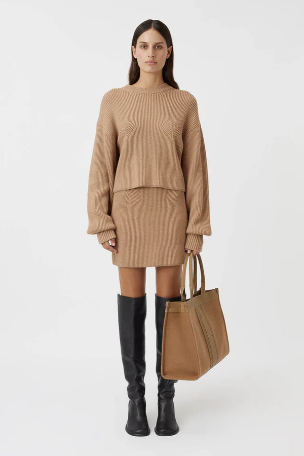 Aurelia Sweater Camel Brown