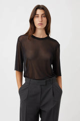 Gabriel Sheer Top Black