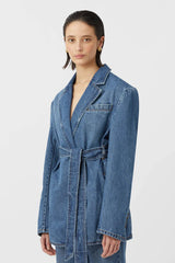 Ryland Denim Blazer Classic Blue