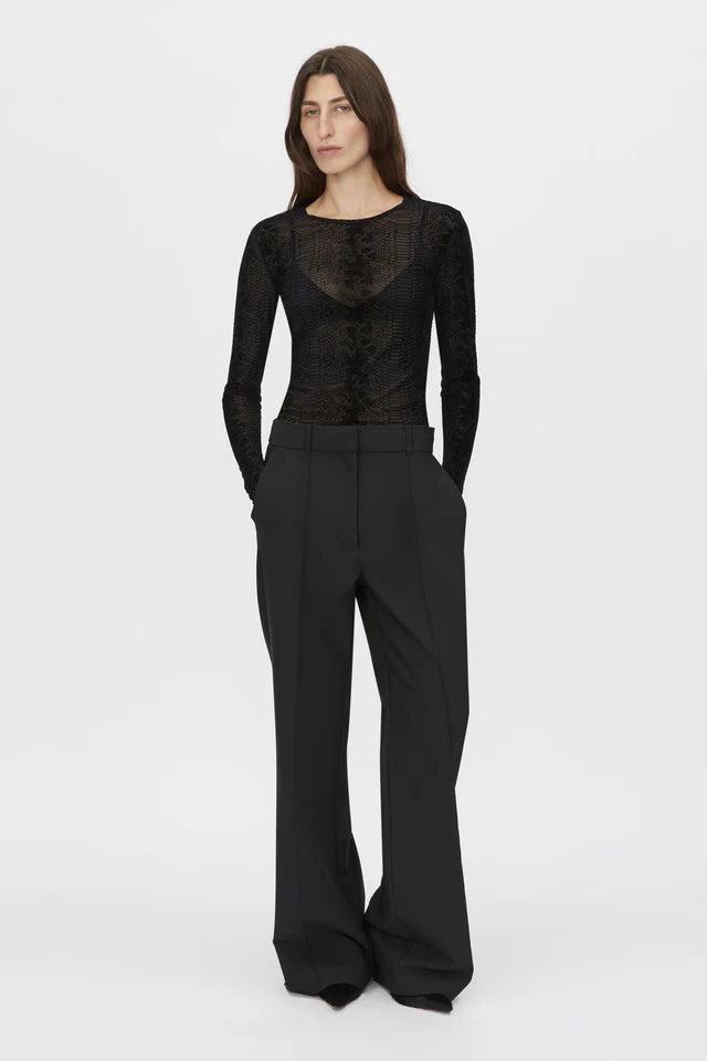 Figue Long Sleeve Top Slate