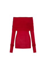 Marjorie Top Ruby Red