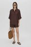 Ottilie 2.0 Short Sleeve Shirt Chocolate