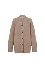 Rohan Boiled Merino Knit Cardigan Oatmeal Melange