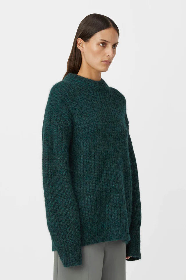 Tasmin Boyfriend Jumper  Deep Sea