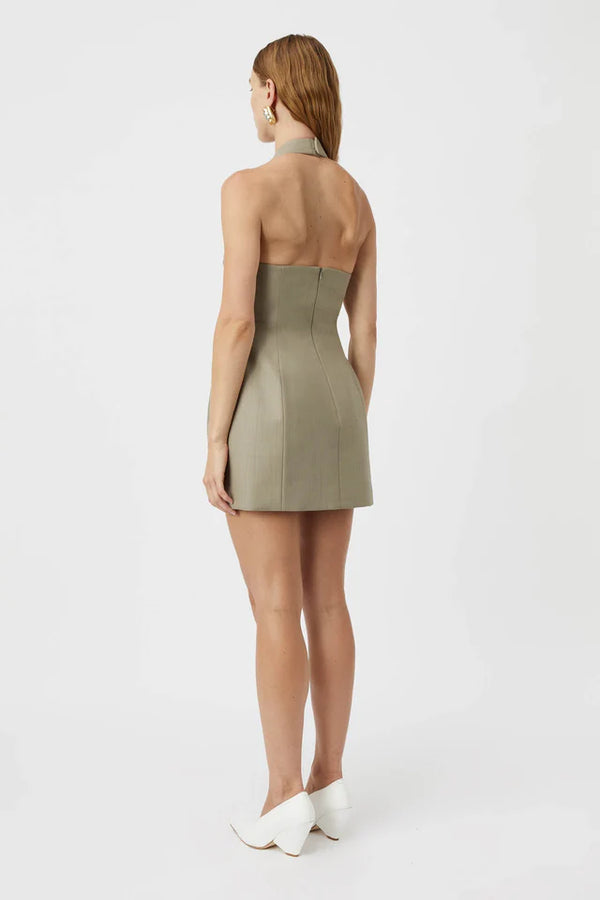 Pompidou Dress Olive Marle