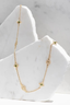 Ayllu Necklace Gold - Chrome Diopside