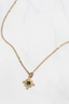 Inka Necklace Gold - Chrome Diopside
