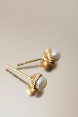 Pearl Earrings Gold