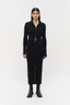 Ada Double End Zip Knit Black