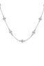 Ayllu Necklace Sterling Silver - White Zircon