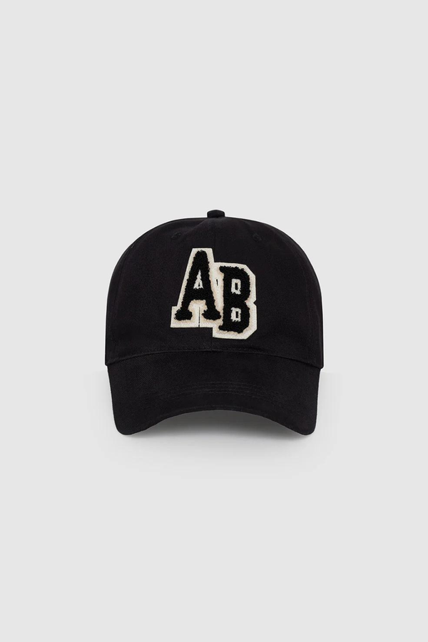 Jeremy Baseball Cap Letterman Black