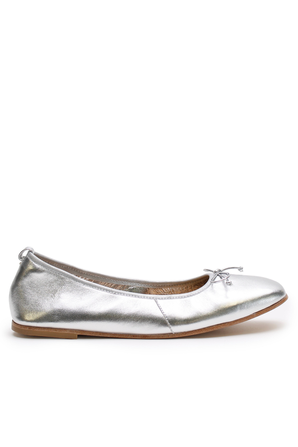 Ballet Flat Silver