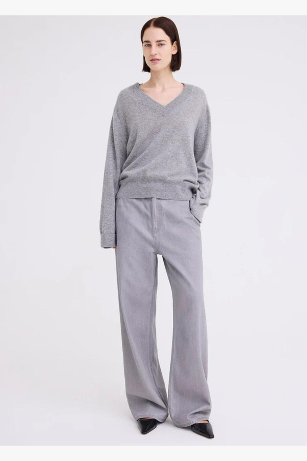 Sharpo Sweater Mid Grey Marle