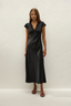 Mina Midi Dress Black