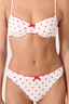 Hugo Underwire Bra Heart Print