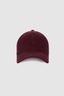 Jeremy Baseball Cap AB Corduroy Burgundy