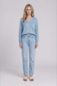 Cooper V Neck Cashmere Jumper Light Blue