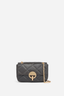 Medium Leather Moon Bag Ash